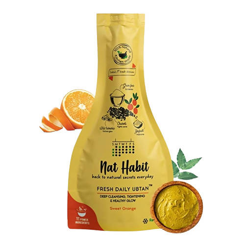 Nat Habit Sweet Orange Fresh Daily Ubtan - Distacart