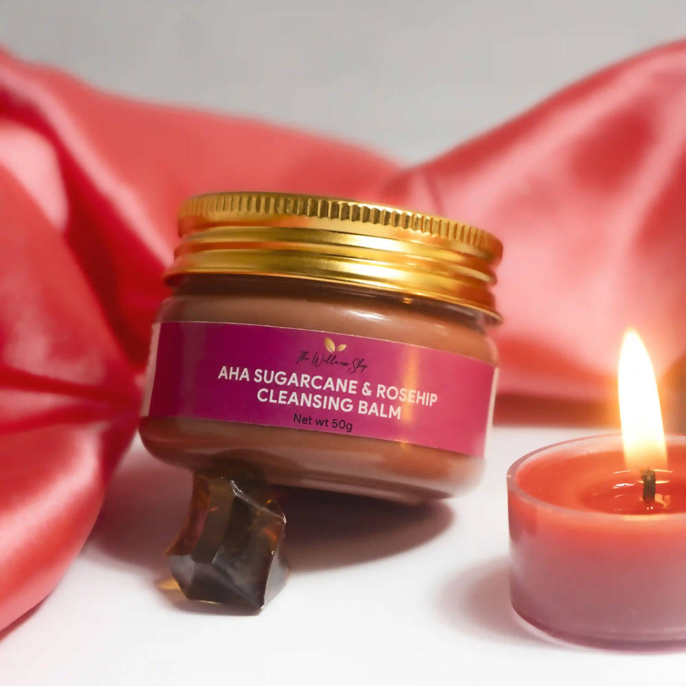 The Wellness Shop Aha Sugarcane And Rosehip Cleansing Balm