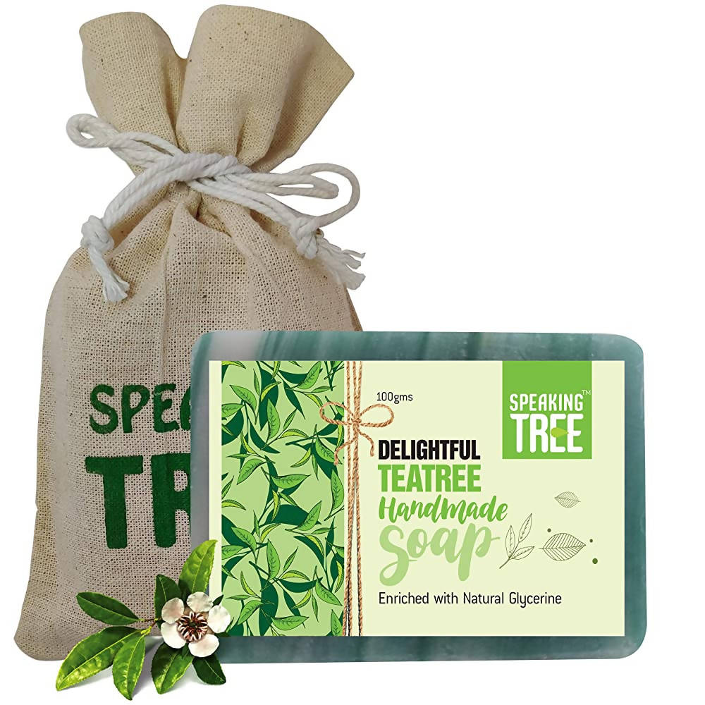 Speaking Tree Delightful Teatree Handmade Soap - Distacart