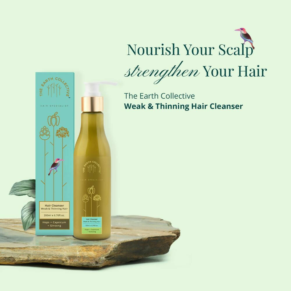 The Earth Collective Hair Cleanser - Weak & Thinning Hair - Distacart