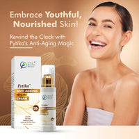 Thumbnail for Fytika Anti-Aging Night Cream with Gotu Kola, Saffron and Lotus Flower Extract - Distacart