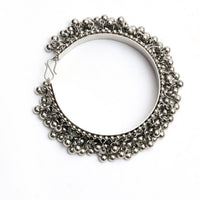Thumbnail for Mominos Fashion Kamal Johar Oxidised Silver-Plated Ghungroo Handcraft Bracelet