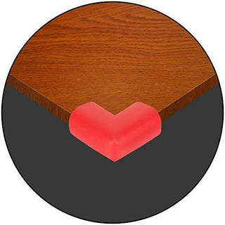 Safe-O-Kid Set of 8 Corner L Shaped Corner Guards for Kids safety- Red-Small - Distacart