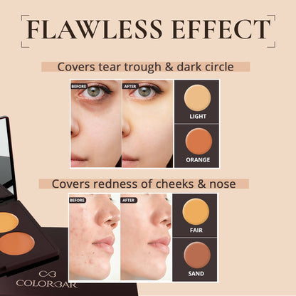 Colorbar 24Hrs Wear Concealer Palette Medium-Deep - Distacart