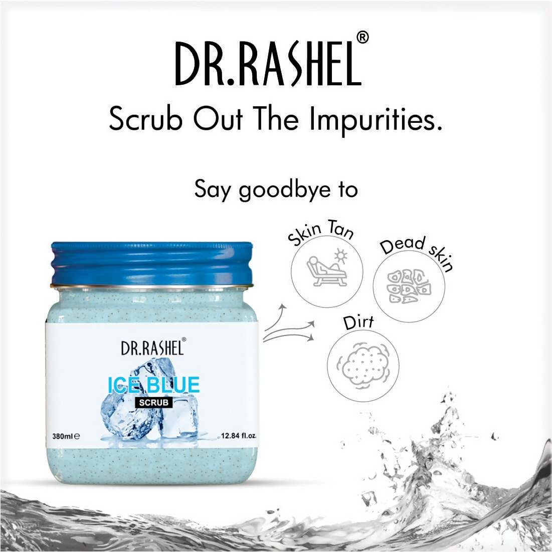 Dr.Rashel Ice Blue Scrub For Face And Body - Distacart