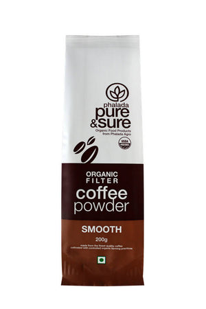 Pure & Sure Organic Filter Coffee Powder - Smooth