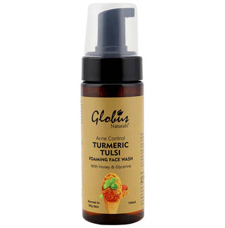 Globus Naturals Tulsi Turmeric Foaming Face Wash - Distacart