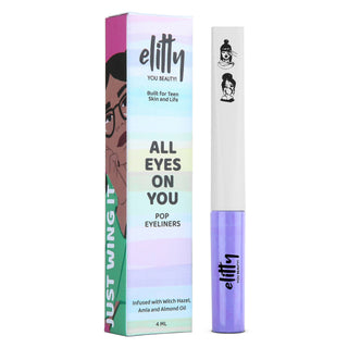 Elitty Lilac Purple Pop Color Matte Finish Liquid Eyeliner - Lilac Dreams-Purple - Distacart