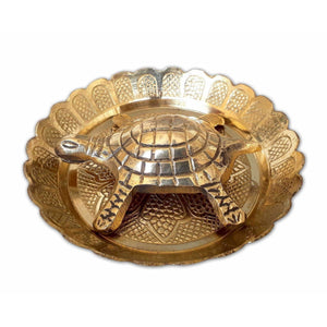 Tortoise with Small Brass Plate - Distacart