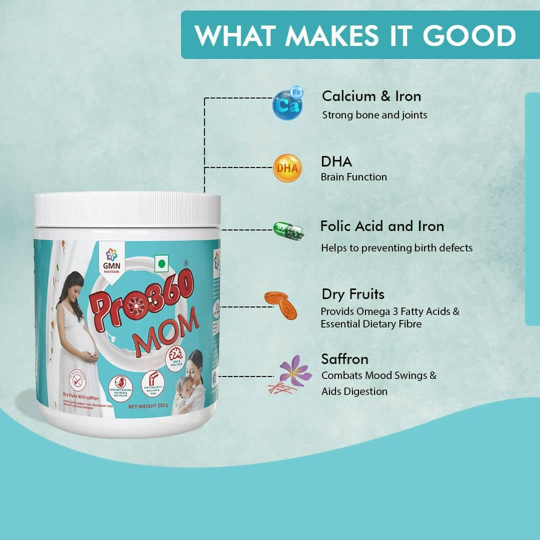 Pro360 MOM Maternal Nutrition Protein Powder For Pregnant Women - Distacart