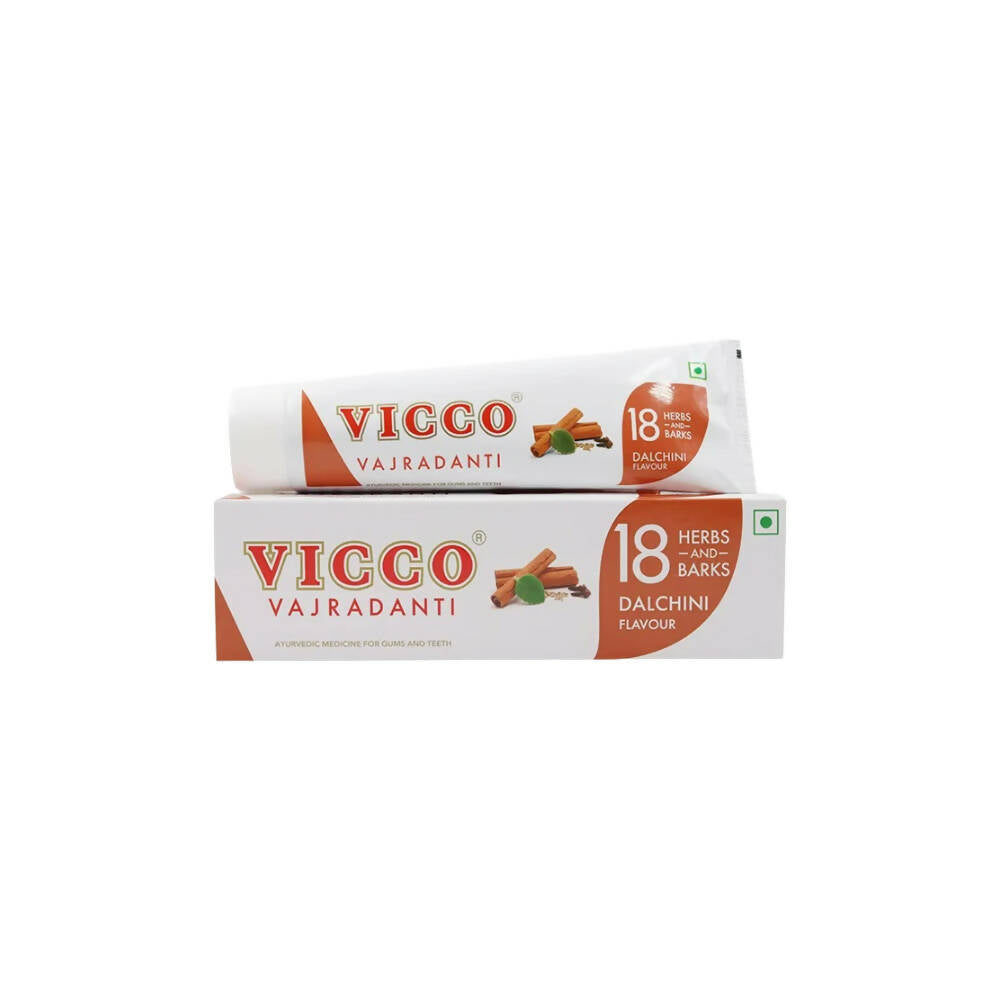 Vicco Vajradanti For Gums & Teeth Dalchini - Distacart