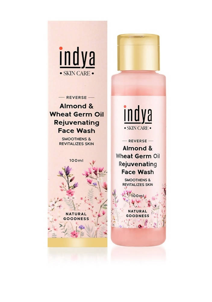 Indya Almond & Wheat Germ Oil Rejuvenating Face Wash Ingredients