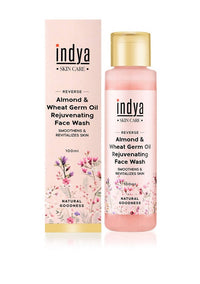 Thumbnail for Indya Almond & Wheat Germ Oil Rejuvenating Face Wash Ingredients