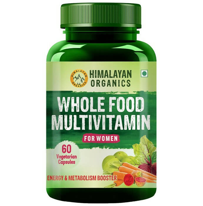 Himalayan Organics Whole Food Multivitamin For Women Capsules - Distacart