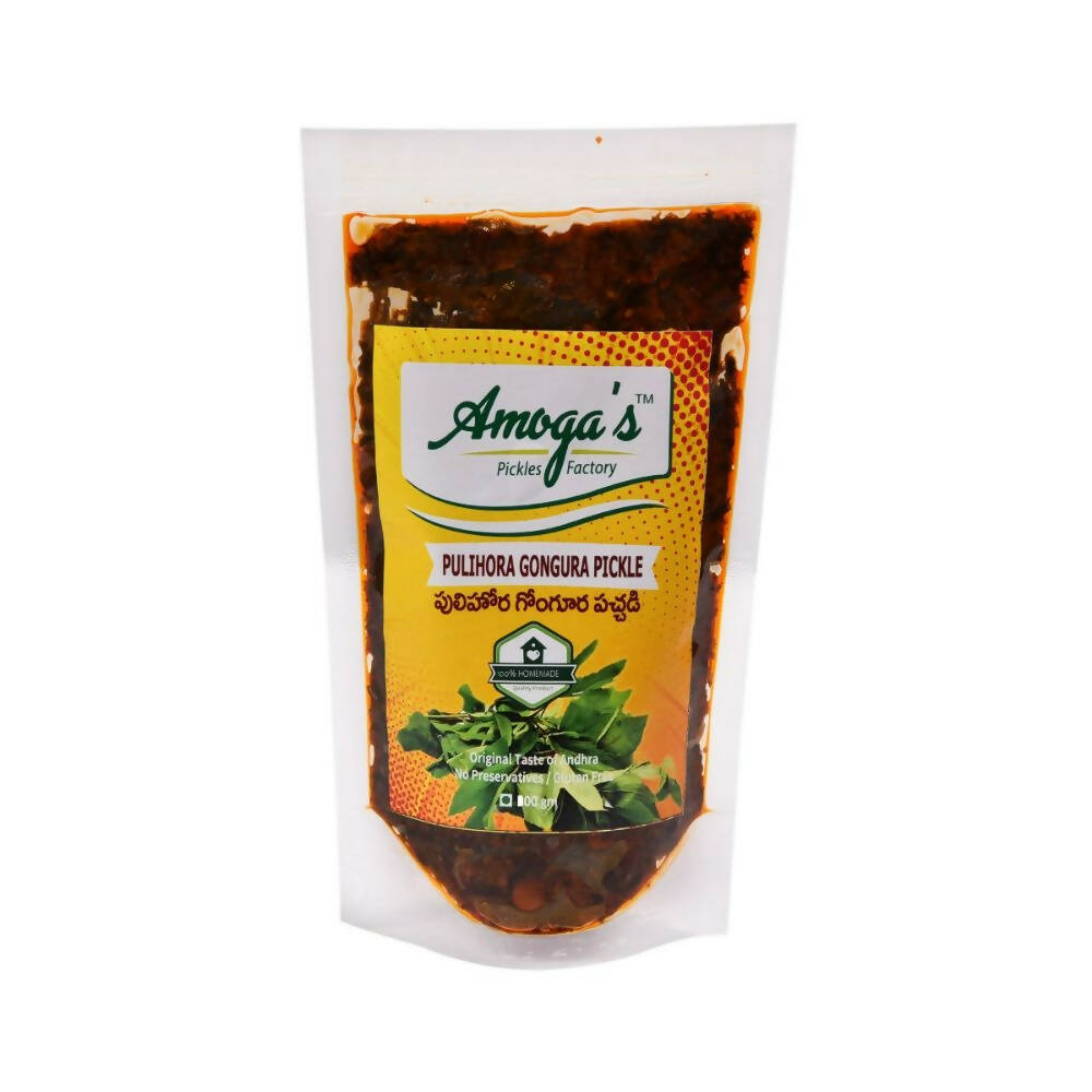 Amoga's Pickles Factory Pulihora Gongura Pickle - Distacart