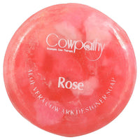 Thumbnail for Cowpathy Rose Aloe Vera Cow Ark Designer Soap (100 Gm) - Distacart
