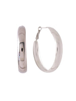 Thumbnail for NVR Women Silver Plated Hoop Earrings - Distacart