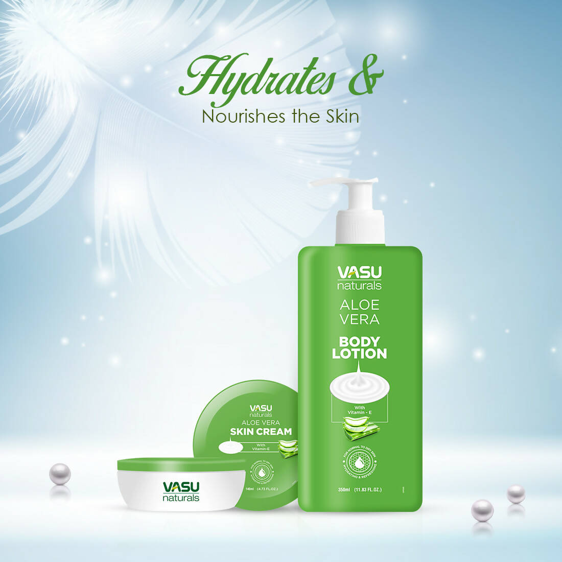 Vasu Naturals Aloe Vera Body Lotion - Distacart