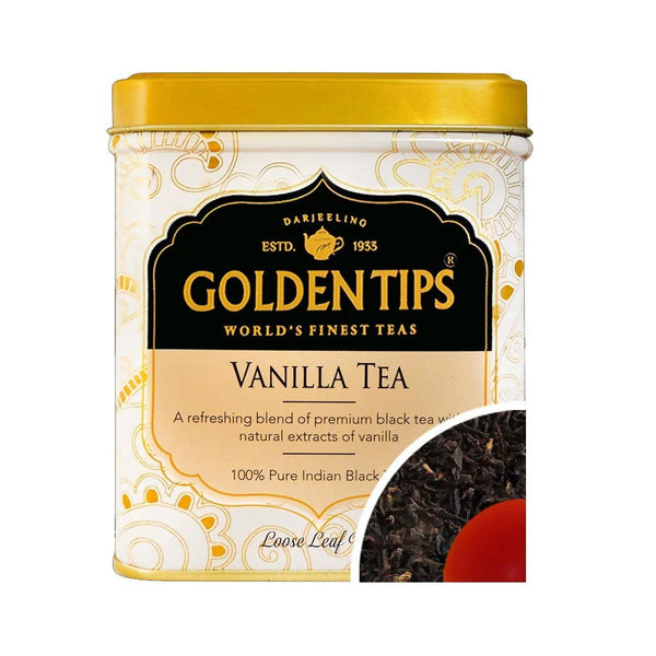 Golden Tips Vanilla Tea - Tin can - Distacart