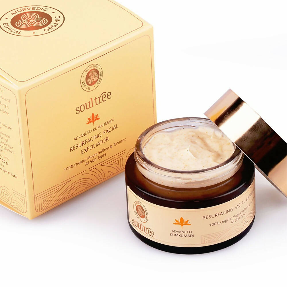 Soultree Advanced Kumkumadi Resurfacing Facial Exfoliator - Distacart