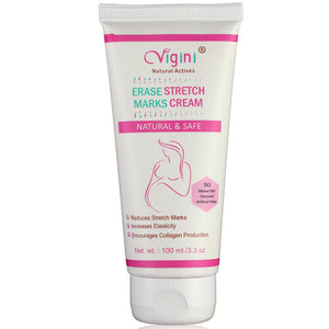 Vigini Natural Actives Stretch Marks Scars Removal Oil Cream - Distacart