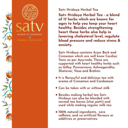 Satv Hridaya Herbal Milk Tea - Distacart