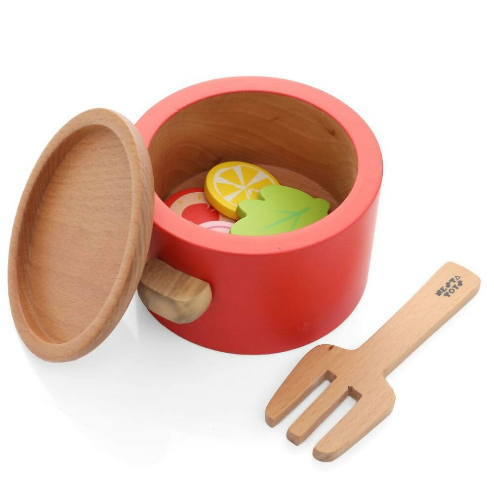Nesta Toys Kitchen Play Set | Beech Wood Cooking Set - Distacart