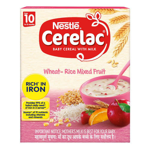 Nestle Cerelac Baby Cereal With Milk Wheat - Rice Mixed Fruit - Distacart