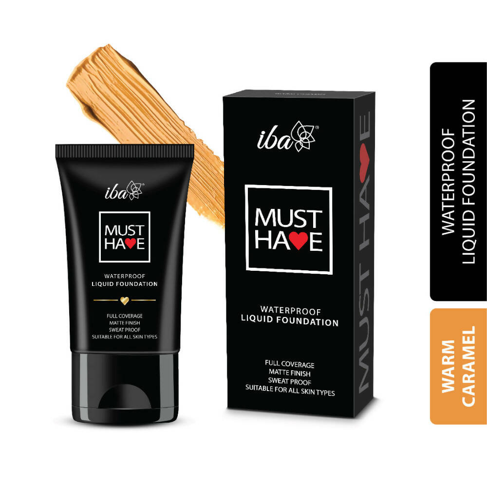 Iba Must Have Waterproof Liquid Foundation - Warm Caramel - Distacart