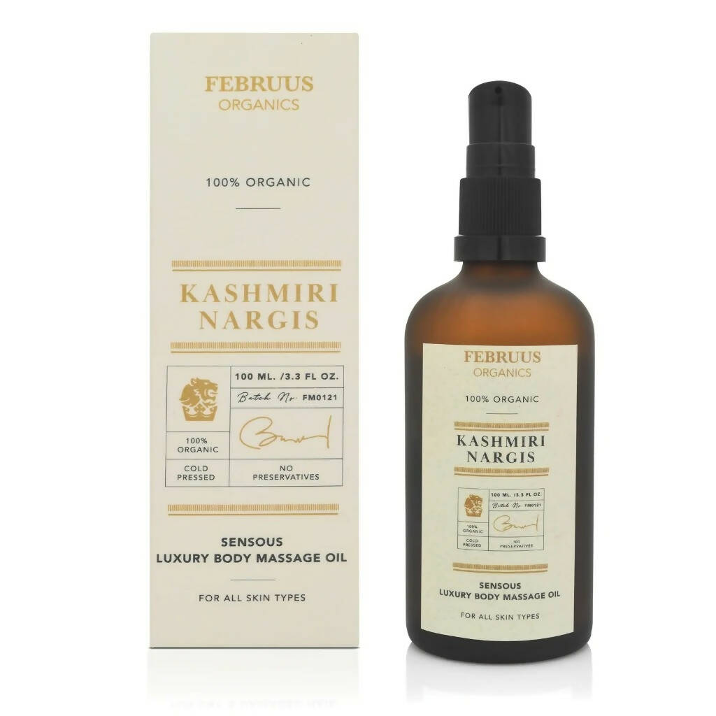 Februus Organics Kashmiri Nargis Body Oil - Distacart