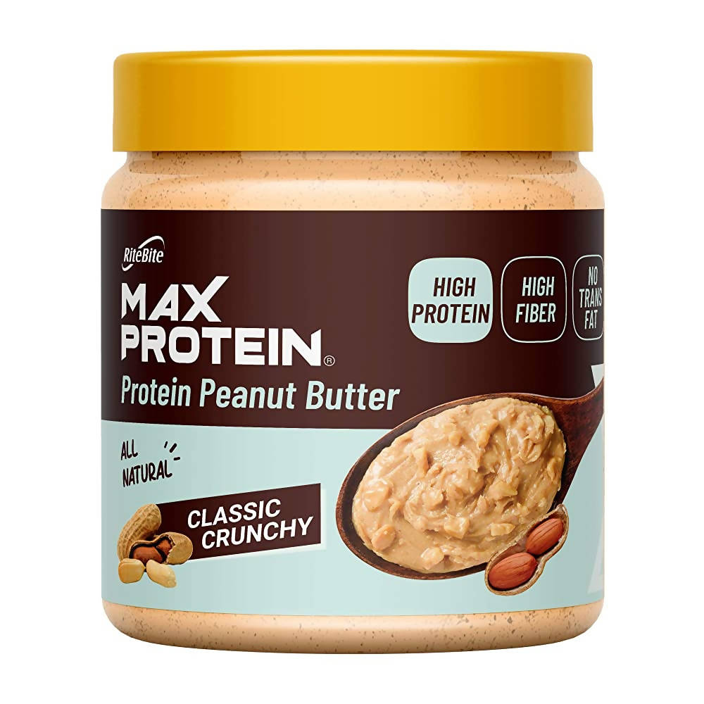 RiteBite Max Protein Classic Crunchy Peanut Butter - Distacart