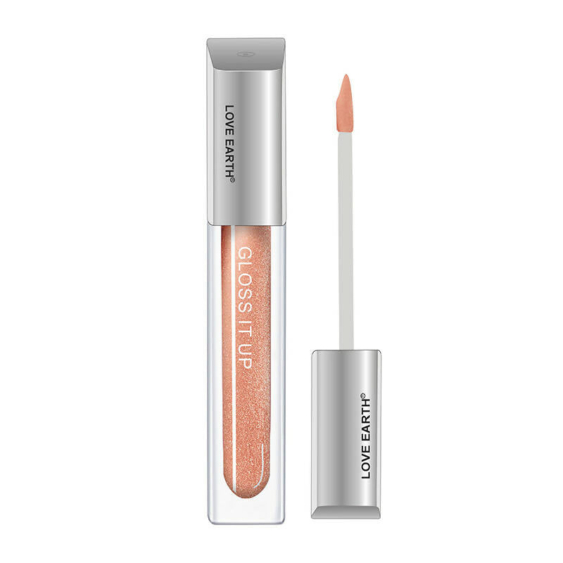 Love Earth Lip Gloss - Gold Glam (Golden) - Distacart