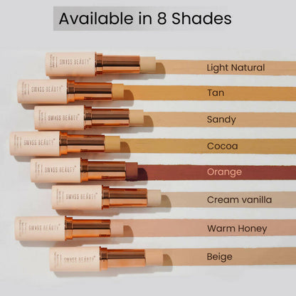 Swiss Beauty Satin Finish Foundation Stick - 02 Light Natural - Distacart