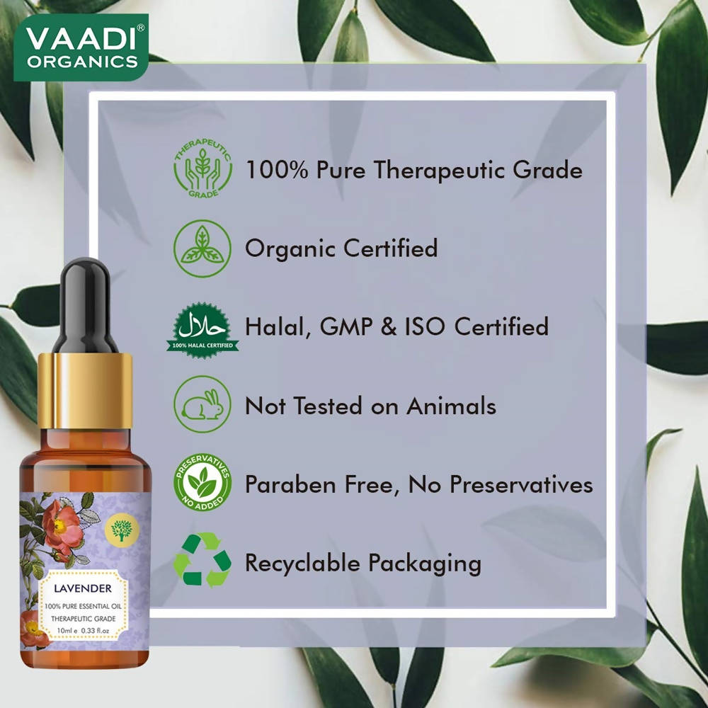 Vaadi Herbals Lavender Oil Therapeutic Grade - Distacart
