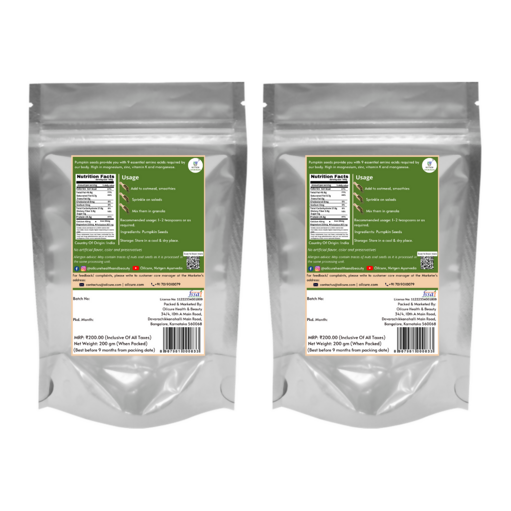Nxtgen Ayurveda Pumpkin Seeds - Distacart
