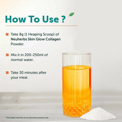 Neuherbs Skin Glow Collagen Powder with NeuBoost Blend - Distacart