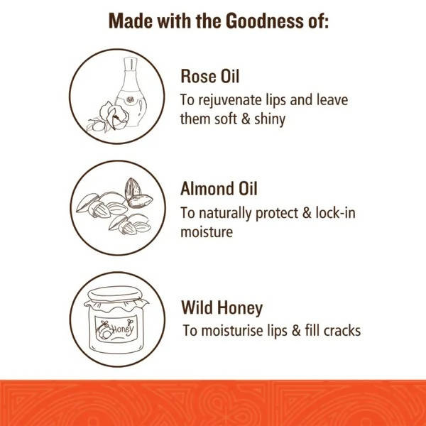 Soultree Ayurvedic Lip Gloss - Rose Dew Key Ingredients