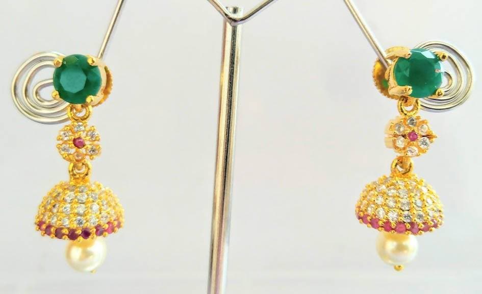 Multicolor Jhumkas