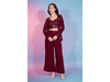 Red Georgette Sequence With Thread Designer Co-Ord Set - Flory - Distacart