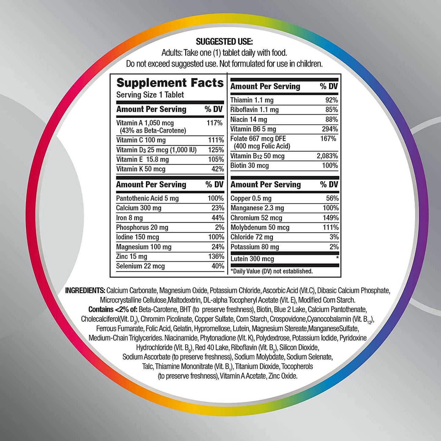 Centrum Silver Women 50+ Multivitamin Tablets - Distacart