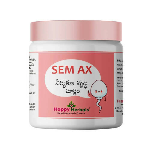 Happy Herbals Sem Ax Powder - Distacart