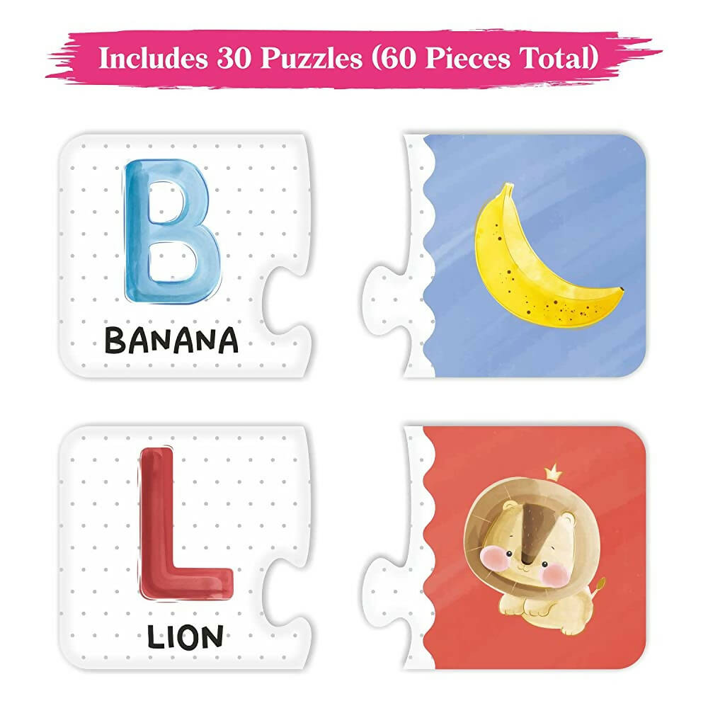 Webby Alphabets 2 Pieces Learning Pack Jigsaw Puzzle for Kids - Distacart