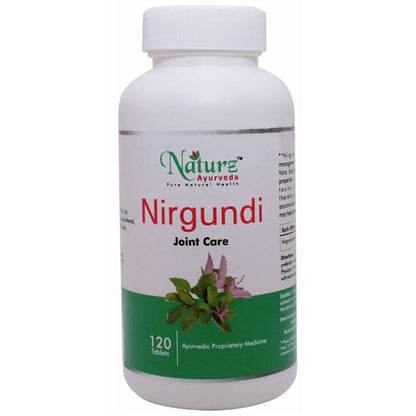 Naturz Ayurveda Nirgundi Joint care Tablets - Distacart