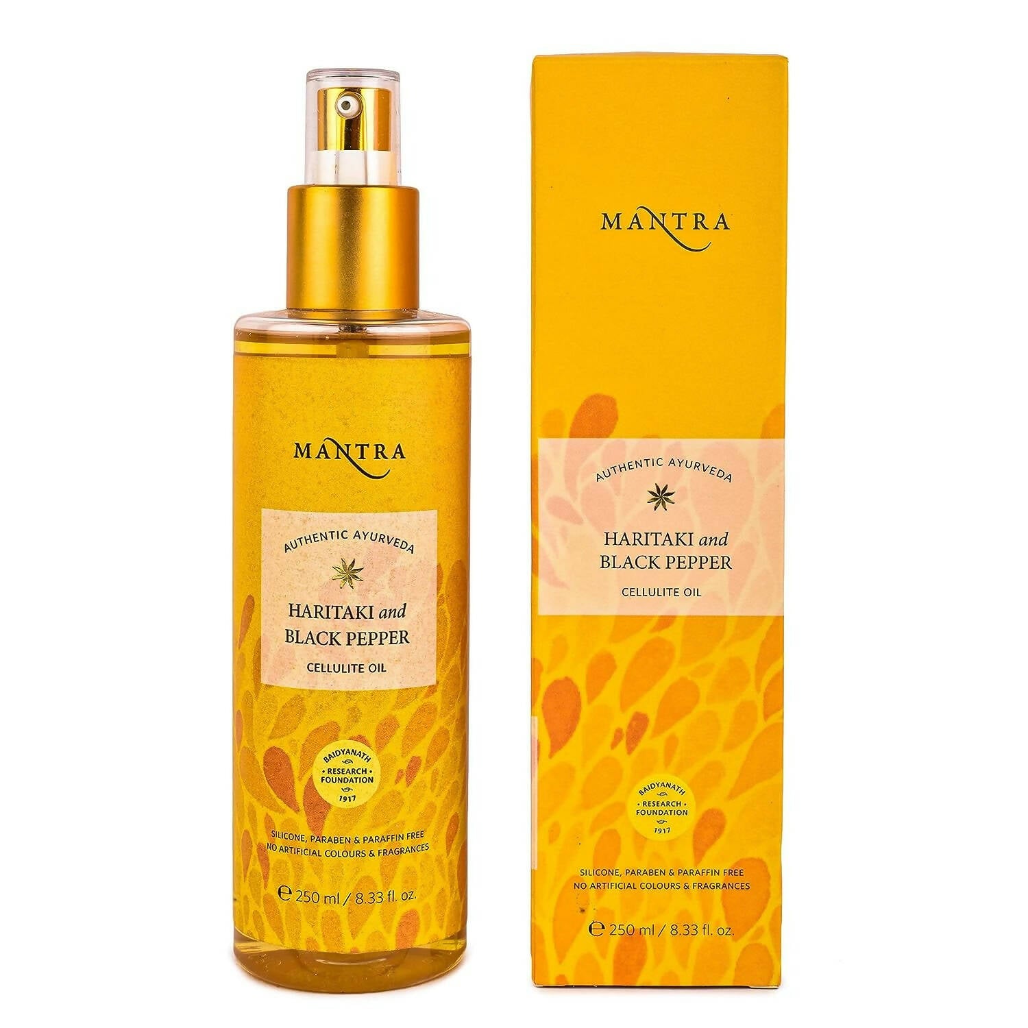 Mantra Herbal Haritaki and Black Pepper Cellulite Oil - Distacart