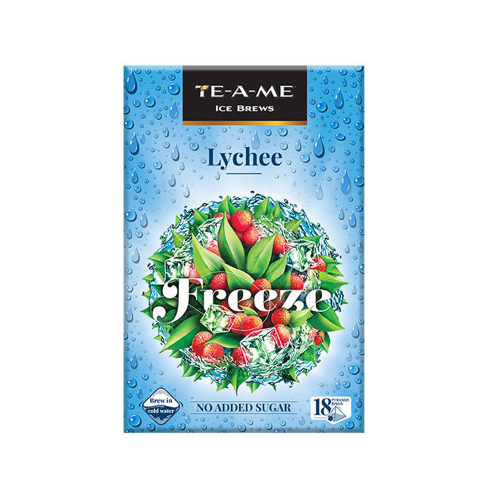 Teame Lychee Ice Brews Freeze Pyramid Bags - Distacart