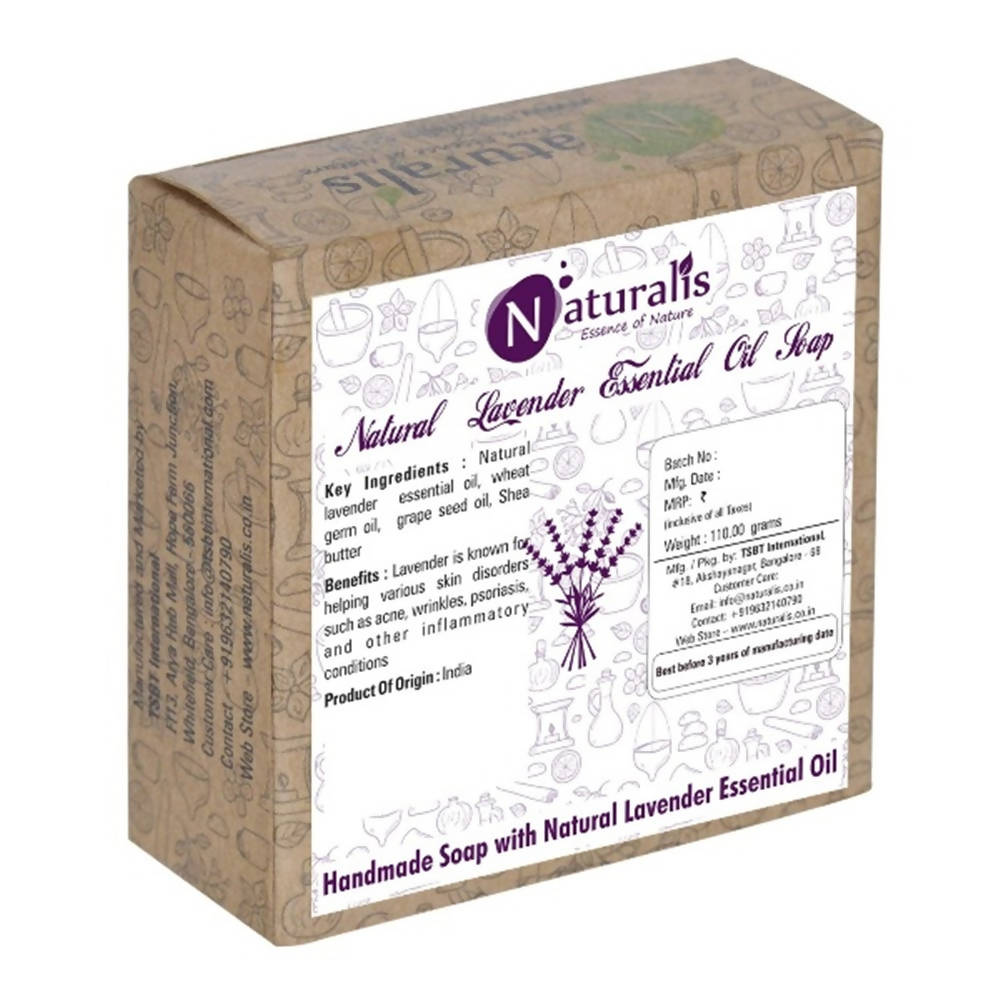 Naturalis Essence Of Nature Handmade Soap With Natural Lavender Essential Oil - Distacart