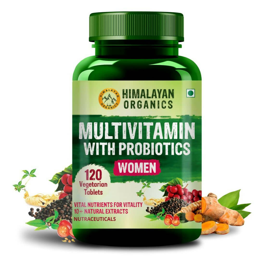 Himalayan Organics Multivitamin With Probiotics Tablets For Women - Distacart