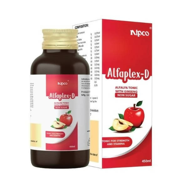 Nipco Homeopathy Alfaplex D Alfalfa Tonic With Ginseng