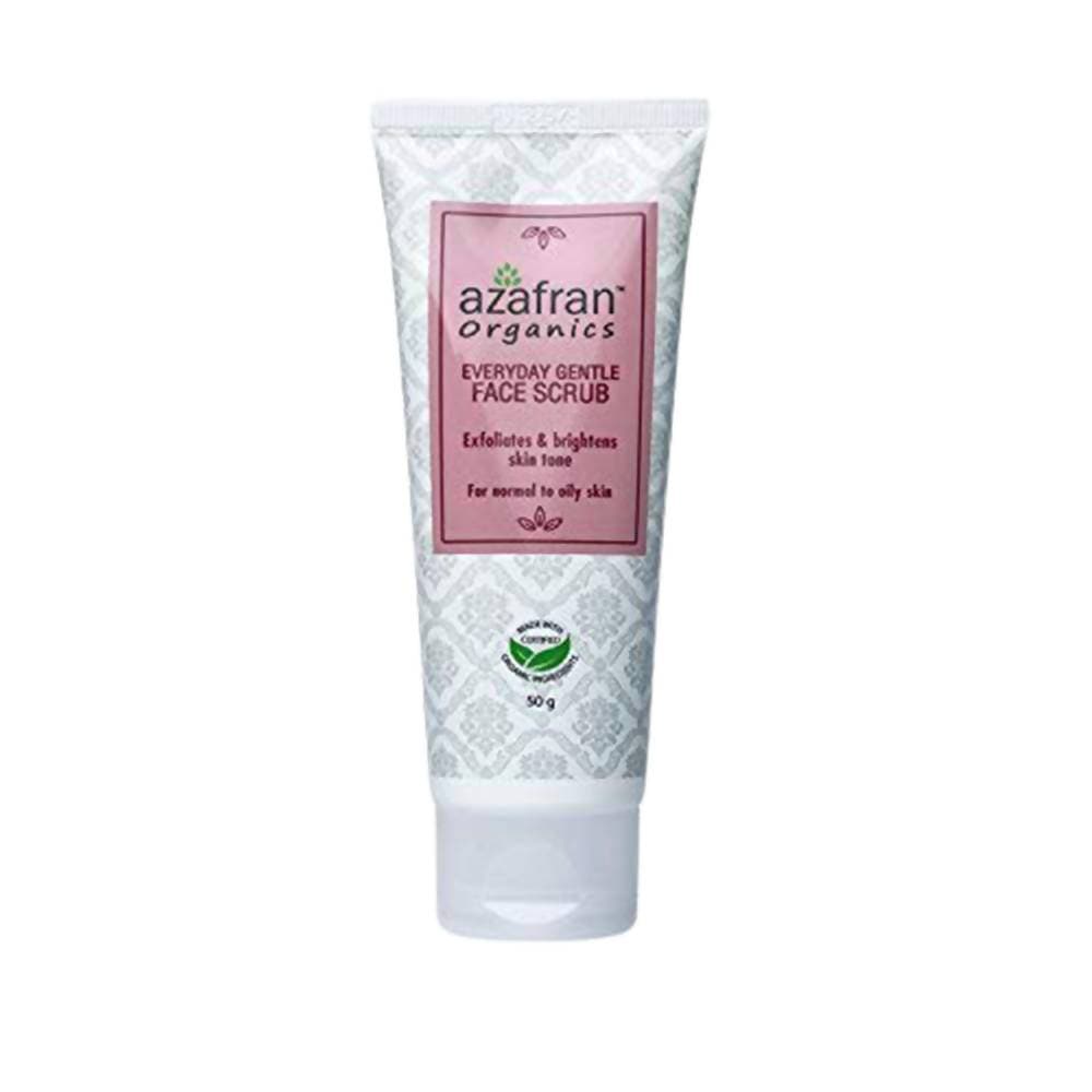 Azafran Organics Everyday Gentle Face Scrub - Distacart