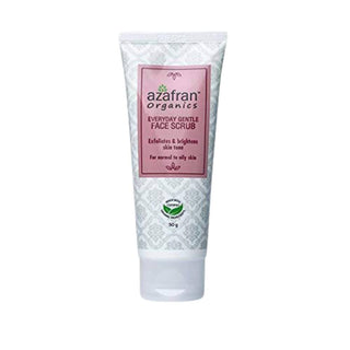 Azafran Organics Everyday Gentle Face Scrub - Distacart